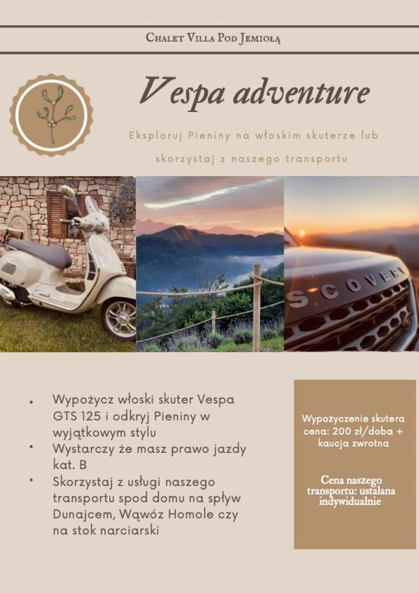 Chalet Villa Pod Jemiola Szczawnica Ngoại thất bức ảnh